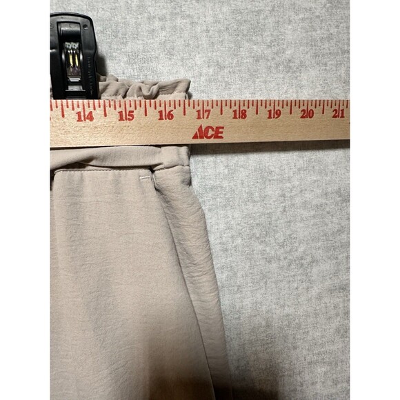 Eliana Rose High-Waisted Wide Leg Pants with Tie Belt Women’s Size XL Beige - Picture 4 of 6